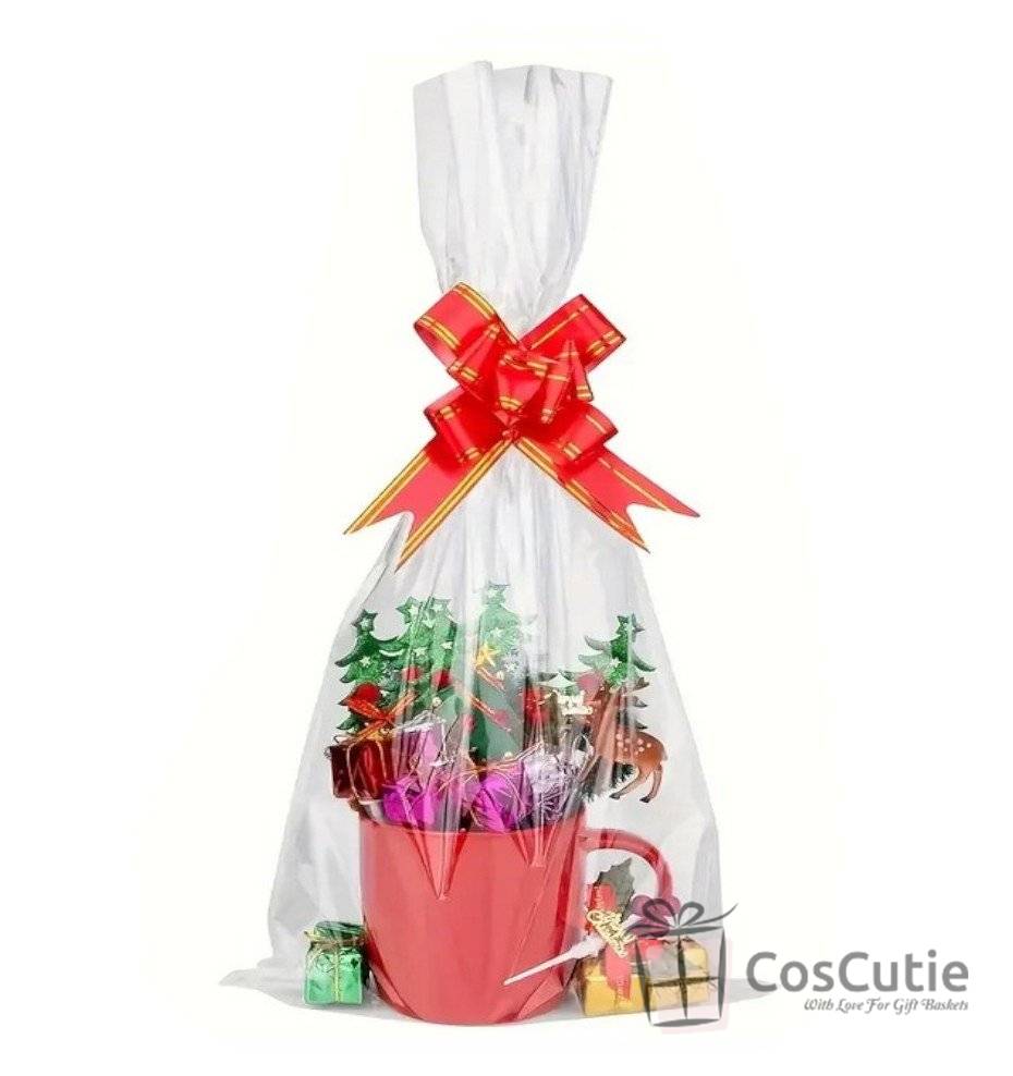 Pungi celofan clapeta adeziva 25x33 cm, 100 buc/set  