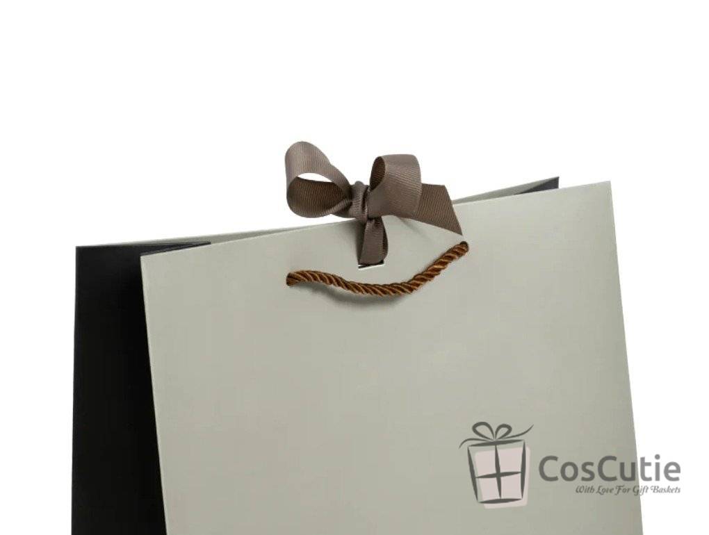 Pungi mari cadou Premium, Crem gama LG 32x44x13cm