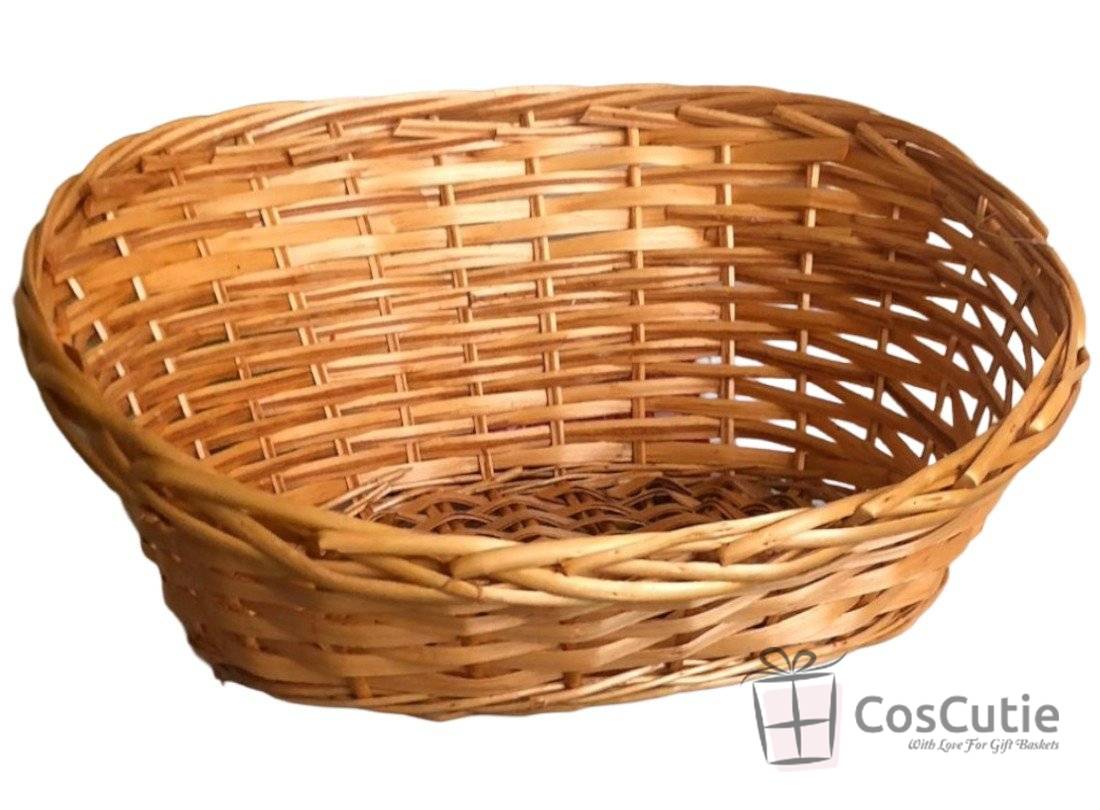 Set cadou complet, Cos mare + Accesorii decorative, 38x30x8/17cm