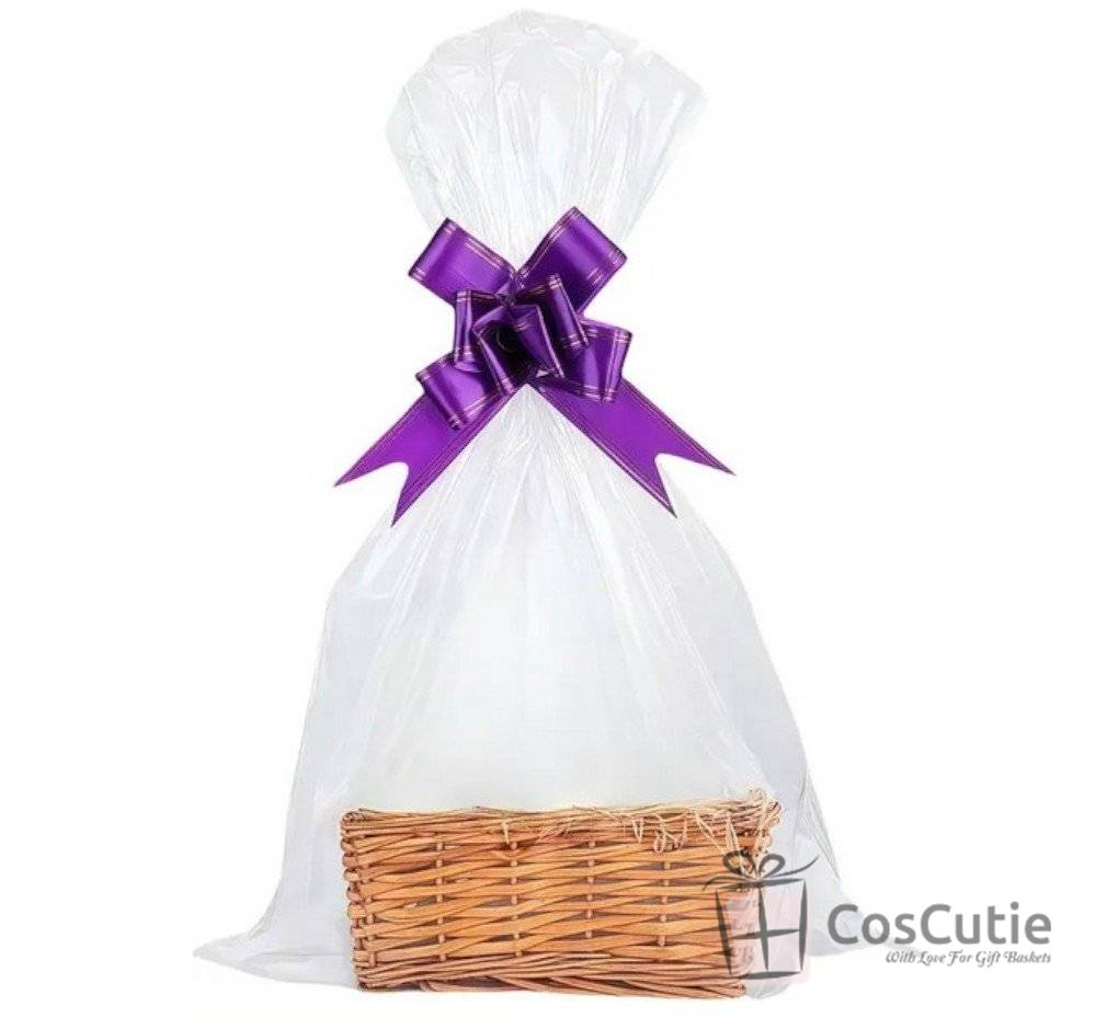Set Pungi Celofan 53x64 cm si Fundite decorative