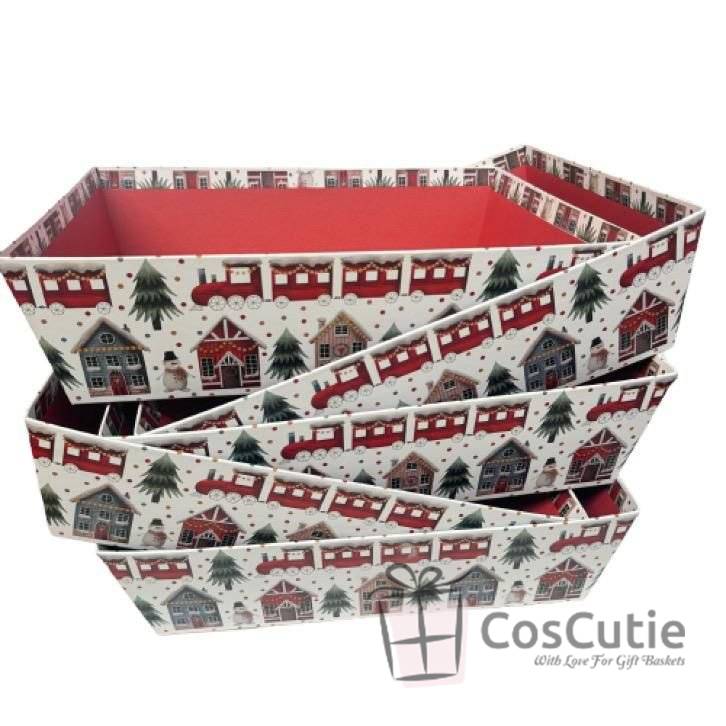 Tavite cadou motive Craciun, 37x27x10cm