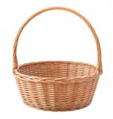 Cos cadou rotund din rachita 35 cm