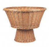 Cos suport din rachita pentru expunere si decor, 58 cm