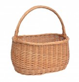Cos din rachita pentru picnic, cumparaturi sau cadouri, 40 cm