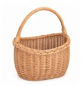 Cos din rachita pentru picnic, cumparaturi sau cadouri, 35 cm
