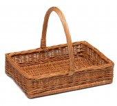 Cos rachita dreptunghiular cu toarta, 35x25x8/28 cm