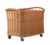 Cos mobil din rachita pentru magazine si casa, 65x47x50 cm