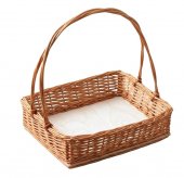 Cos rachita dreptunghiular pentru cadouri sau expunere produse, 30x20x8/30 cm