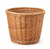 Cos rotund din rachita, 30x20x21 cm