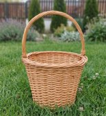 Cos rotund inalt cu toarta, 25x20x20/35 cm