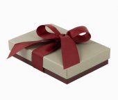 Cutie bijuterii Soft Touch cu ribbon, 9.5x13.5x3.5 cm