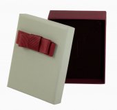 Cutie bijuterii Soft touch cu fundita 7x9x3 cm