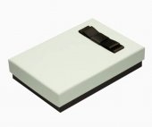 Cutie bijuterii Soft touch cu fundita 9.5x13x3.5 cm