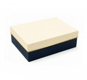  Cutie cadou negru/crem 23x18x6 cm, carton 425 g/mp, soft touch 