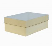 Cutie crem cadou cu capac transparent, 34x25x12cm