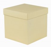 Cutii cadou patrate 29.5x29.5x28cm, Crem