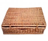 Ladita din rachita naturala cu capac 50x35x15 cm