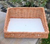 Ladita rachita cu baza placaj, model asimetric 40x30x10/5cm
