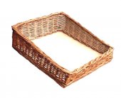 Ladita rachita cu baza placaj, model asimetric 50x40x10/5cm