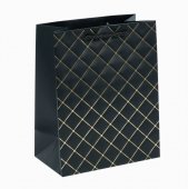 Pungi cadou premium din carton embosat 325g, 18x23x10 cm diverse culori