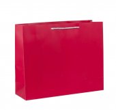 Pungi cadou Premium, Landscape 42x33x13cm, Rosu fuchsia