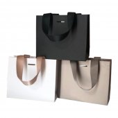 Pungi cadou premium lux Soft Touch, diverse culori, 20x17x9cm