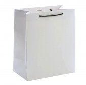 Pungi cadou Soft Touch Velvet Premium, Alb 26x32x15 cm