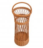 Suport decorativ pentru umbrele din rachita, H 70 cm