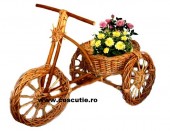 Ornament Tricicleta Medie suport flori decor terasa sau gradina - J1.1